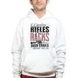 Hunting Rifles Racks & Deer Trails Hoodie