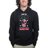 Right to Bear Arms Skull Mens Hoodie Style001