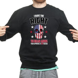 Right to Bear Arms Skull Mens Sweatshirt Style001