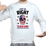 Right to Bear Arms Skull Mens Sweatshirt