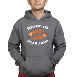 Unisex Right To Arms Bear Hoodie Style001