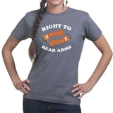 Ladies Right To Arms Bear T-shirt Style001