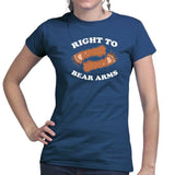 Ladies Right To Arms Bear T-shirt Style001