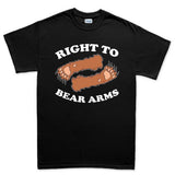 Men's Right To Arms Bear T-shirt Style001