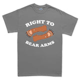 Men's Right To Arms Bear T-shirt Style001