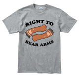 Men's Right To Arms Bear T-shirt Style001