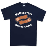 Men's Right To Arms Bear T-shirt Style001