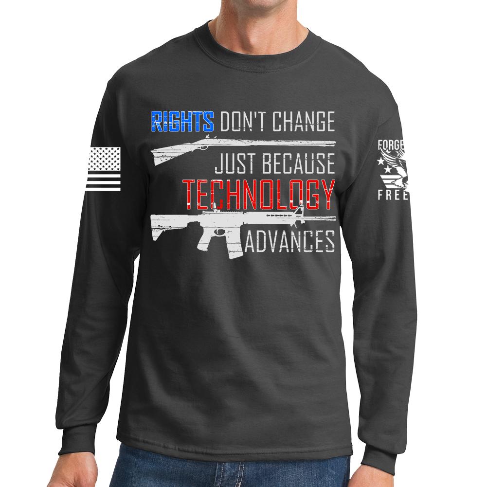 Right's Don't Change Long Sleeve T-shirt Style001
