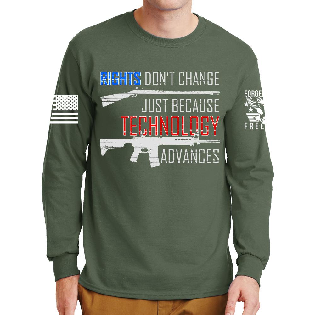 Right's Don't Change Long Sleeve T-shirt Style001