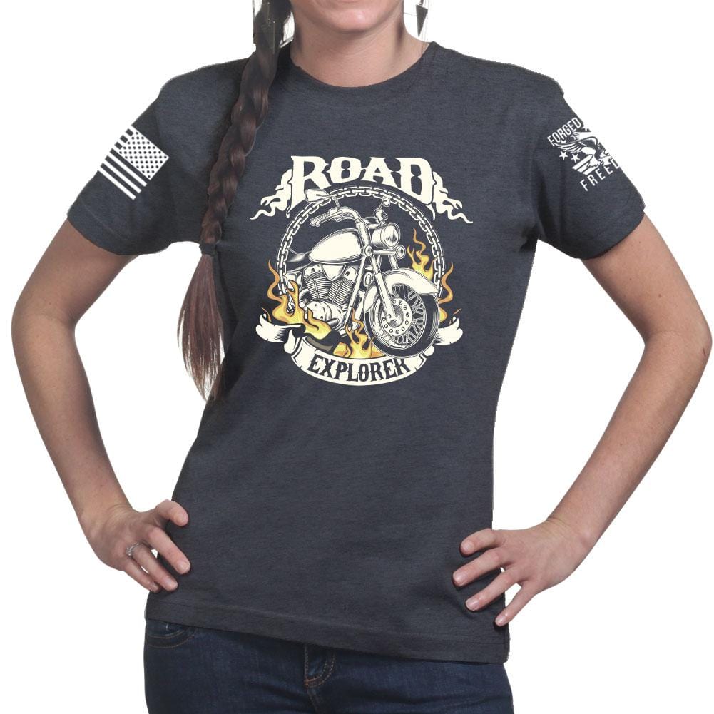 Ladies Road Explorer T-shirt Style001