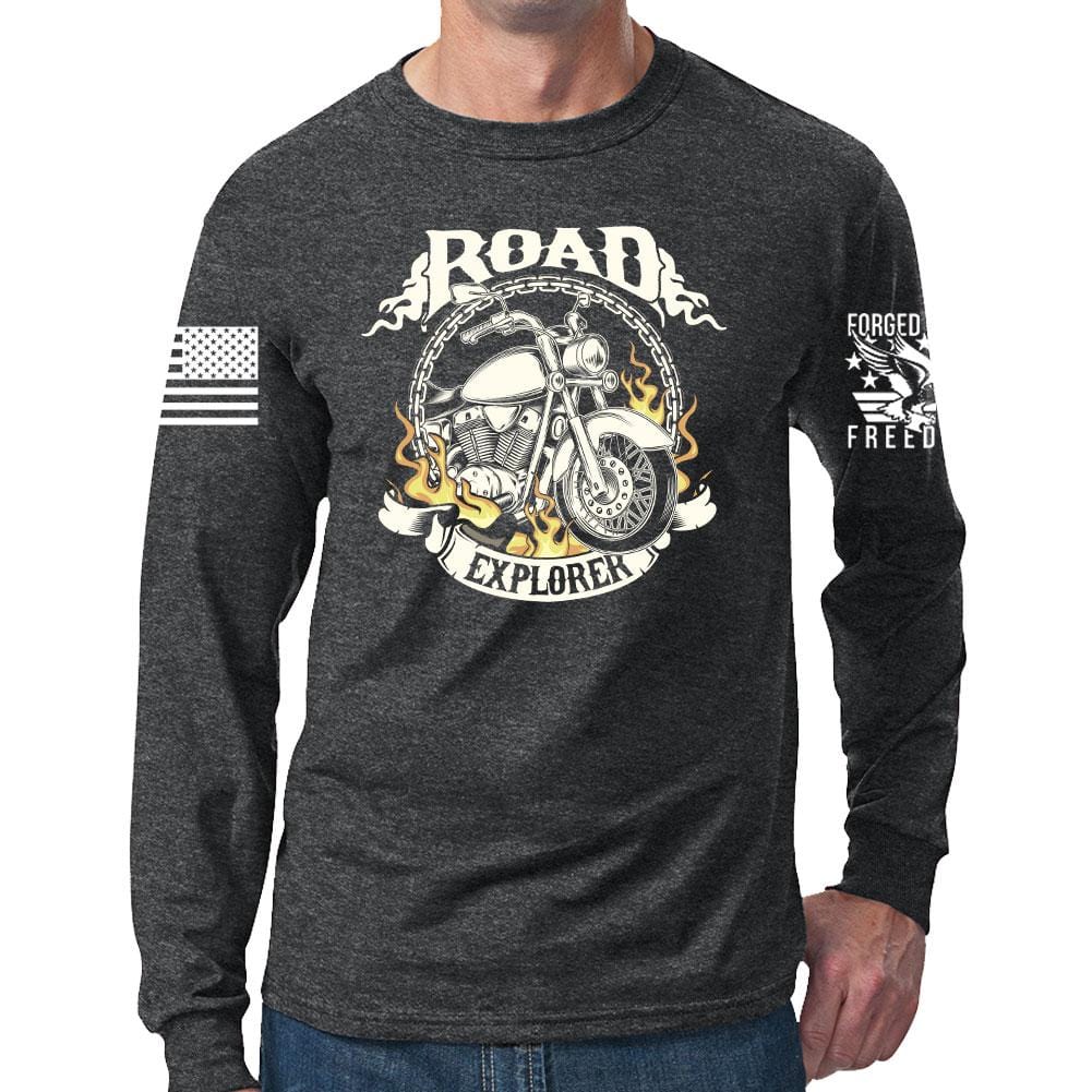 Road Explorer Long Sleeve T-shirt Style001