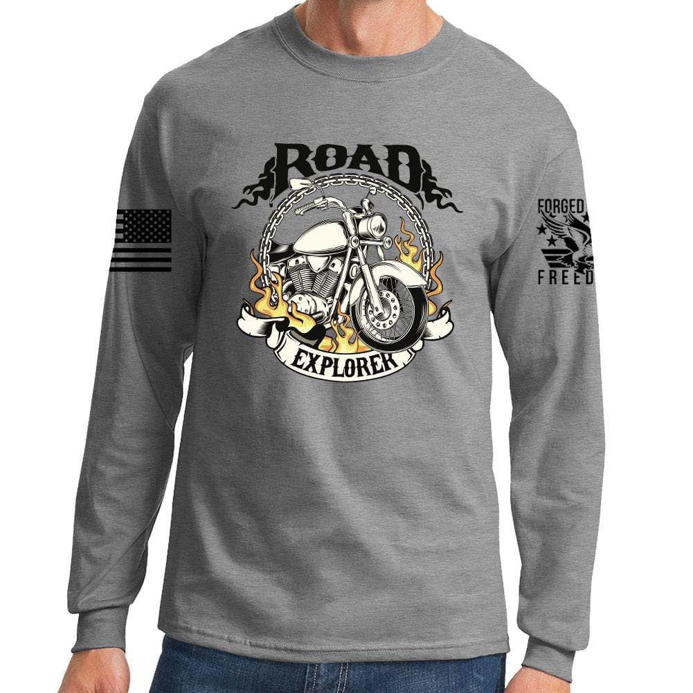 Road Explorer Long Sleeve T-shirt Style001