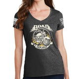 Ladies Road Explorer V-Neck T-shirt Style001