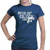 Rock Out With Your Gun Out Ladies T-shirt Style001