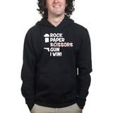 Rock Paper Scissors Gun Hoodie
