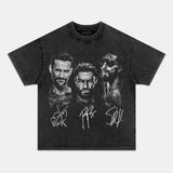 ROMAN REIGNS & CMPUNK & SETH ROIINS TEE  4.25