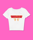 Rough Rider Cowgirl Y2K Baby Tee