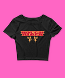 Rough Rider Cowgirl Y2K Baby Tee