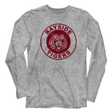 Saved By The Bell - Bayside Tigers - Long Sleeve - Heather - Adult - T-Shirt