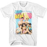 Saved By The Bell - Faded Beachy - Short Sleeve - Adult - T-Shirt