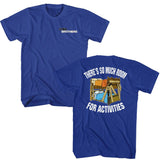 Step Brothers - Activities Front Back - Licensed Adult Short Sleeve T-Shirt