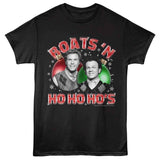 Step Brothers - Boats N Ho Ho Hos - American Classics - Black Adult Short Sleeve T-Shirt