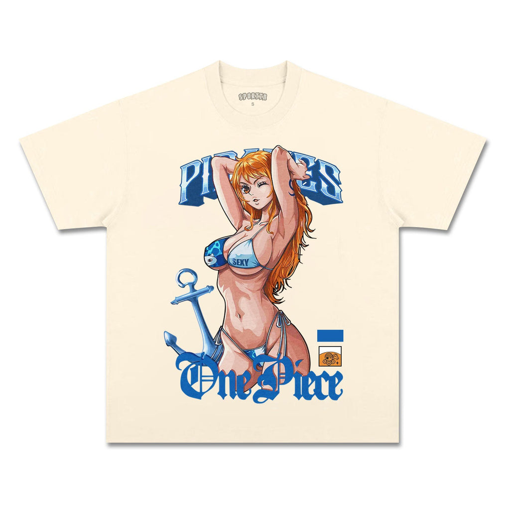 SEXY UNISEX ANIME INSPIRED VINTAGE TEE-[FRONT] Style001