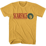Scarface - Scarchest - American Classics - Solid Yellow Adult Short Sleeve T-Shirt
