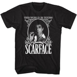 Scarface - World Is Mine Currency - American Classics - Solid Black Adult Short Sleeve T-Shirt