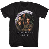 Stargate - Cast And Gate - American Classics - Solid Black Adult Short Sleeve T-Shirt