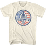 Carroll Shelby - Flag Logo - Short Sleeve - Adult - T-Shirt