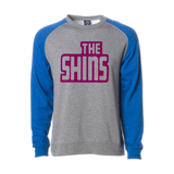 Logo Contrast Raglan Crewneck Sweatshirt