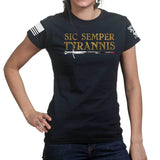 Sic Semper Tyrannis Ladies T-shirt Style001
