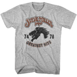 Steve Miller Band - 2 Tone Greatest Hits - American Classics - Solid Gray Adult Short Sleeve T-Shirt