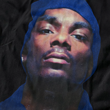 VINTAGE SN00P 'BEWARE' 1993 HEAVYWEIGHT BLACK T-SHIRT