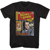 Silence Of The Lambs - Comic Cover - American Classics - Solid Black Adult Short Sleeve T-Shirt