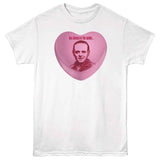 Silence Of The Lambs - Candy Heart - Officially Licensed - White Solid Front Print Adult Short Sleeve T-Shirt