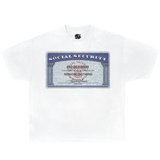 Neniom Social Security Card Boxy Shirt Streetwear Y2K Vintage Fashion