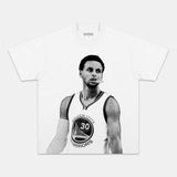 STEPHEN CURRY WHITE TEE Style001