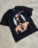 LACY HEAVYWEIGHT BLACK T-SHIRT