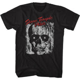 Stone Temple Pilots - Skull Sunglasses - American Classics - Solid Black Adult Short Sleeve T-Shirt
