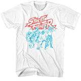 Street Fighter - SF 2 Fighters Group - Short Sleeve - Adult - T-Shirt