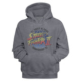 Street Fighter - World Warrior - Long Sleeve - Heather - Adult - Hoodie