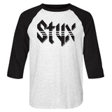 Styx - Logo - 3/4 Sleeve - Heather - Adult - Raglan Shirt
