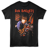 Syd Barrett - Stripey - American Classics - Black Solid Adult Short Sleeve T-Shirt