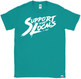 ten/o - 'Support Your Locals Logo' T-Shirt - Jade