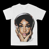 SZA "Big Face" Graphic Tee Style001