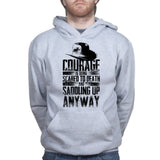 Unisex Saddling Up Anyway Hoodie Style001