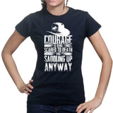 Ladies Saddling Up Anyway T-shirt Style001