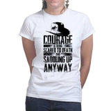 Ladies Saddling Up Anyway T-shirt Style001